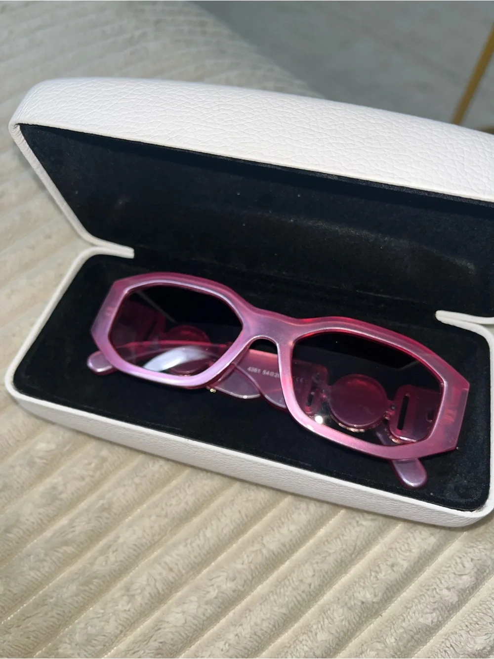 BRAND NEW!! Never worn Versace Biggie Pink Sunglasses